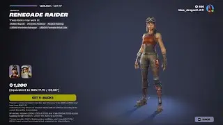 Fortnite Renegade Raider in Item shop