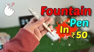 Best Fountain Pen In in ₹ 50 🔥 | Hauser Inx Liquid Ink Fountain Pen | #fountain pen ##StationeryGyan