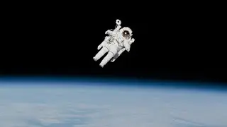 atmospheric drum & bass mix while literally floating in space