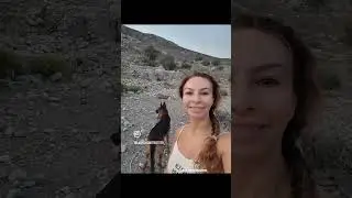 Exploring the Greek islands. Abandoned villages, spooky places together with a German shepherd 🐶