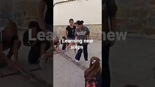 Learning new steps of Tinikling #shorts #subscribe #viral #trending #tinikling #elizaguirre