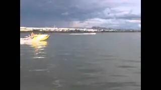 Lake Havasu boat run. Racing