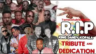 😭ALL ARTISTS SONG TRIBUTE AND DEDICATION TO KING DANDY & NATION: ZAMBIA MUSIC INDUSTRY😪😍 #kingdandy