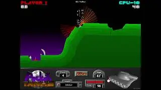 Pocket Tanks Deluxe HARD LEVEL 10 Gameplay