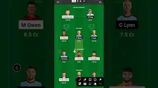hur vs str dream11 prediction#dream #ecst10 #bigbashleague #cricket #ecst10match #bpl2025 #win