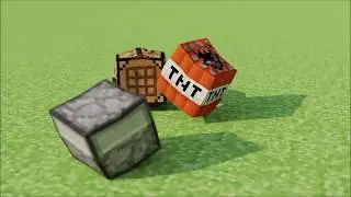 Softbody Physics Minecraft Blocks Blender Test