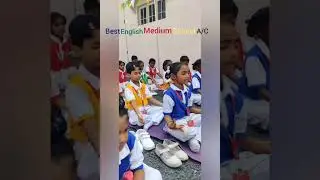 🧘&zwj;♀️ Yoga Class at Best English Medium School 🌞✨