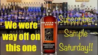 Heaven&rsquo;s Door Homesick Blues Minnesota Wheated Bourbon Whiskey/ Subscriber Sample Saturday