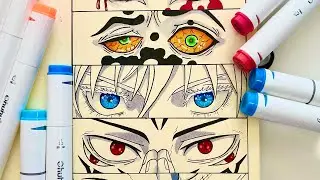 Drawing Sukuna&rsquo;s Eyes | Jujutsu Kaisen Fanart