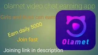 Olamet earning app || Join fast my agency and start earning || Top video chat earning application ||