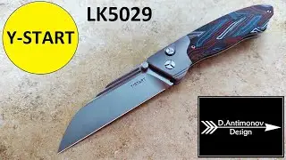 ★ Y-START LK5029 Ворон на БаттонЛоке - Дизайнерский Премиум