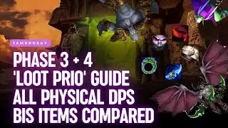 Physical DPS 'Loot Prio' Guide - Phase 3 + 4 - All Items Compared