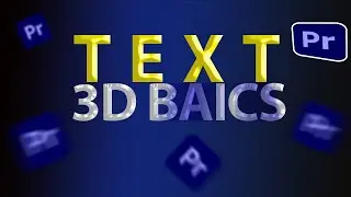 3D BASICS TRANSITION/Text ANIMATION/ PREMIER PRO/#premierpro #transition #texttransition