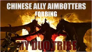 CHINESE CHEATER ALLY VS Duo Tribe ! Conquest : EP 11 ARK Official PvP