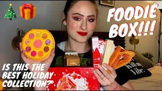 GLAMLITE FOODIE BOX 🎁 HOLIDAY EDITION 🎄Unboxing, first impressions + swatches