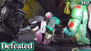 [Super Sentai highlight] Gao Pink's Epic Battle Against Evil Orcs #supersentaiseries #powerrangers