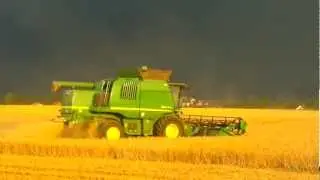 JD T670 i Laverda 3550 AL zniwa 2012