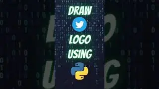 How to Draw Twitter Logo using Python Turtle 