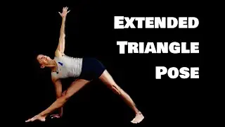 Utthita Trikonasana Triangle Pose ◀️ 🔼 ▶️ EXTENDED Triangle Pose  ◀️ 🔼 ▶️  Yoga For Beginners