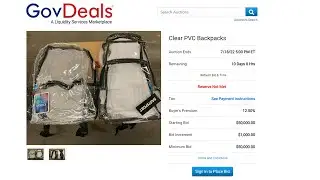 Bidding starts at $50K for auction of CMS&rsquo;s clear backpacks | WSOC-TV