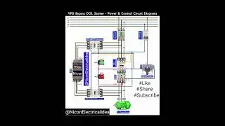 VFD#BYPASS#DOL#STARTER# POWER#AND#CONTROL#CIRCUIT#DIAGRAM/2
