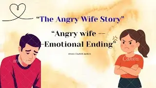 She Got Very Angry | Husband Wife Emotional Story | English Learning Story🤭🤭