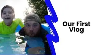 WELCOME TO OUR CHANNEL | FIRST VLOG | BACKYARD WATER PARK + MORE