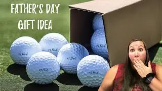 Personalized Golf Balls - DIY Gift Set with Silhouette