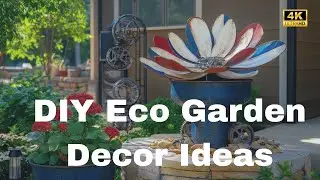 🌼 DIY Eco Garden Decor Ideas: Recycled Materials for Creative & Sustainable Outdoor Living