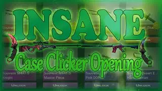 INSANE CSGO CASE CLICKER OPENING!