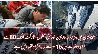 80 Attacks on Hazara Community in 18 years, 1600 hazara shaheed  2021 |Report Jawiria Malik|