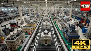 Inside the World's Largest LEGO Factory  From Plastic Pellets to Lego Packaging Full Process