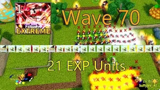 How to get wave 70 in Extreme Infinite Mode (21 EXP Units) - All Star Tower Defense