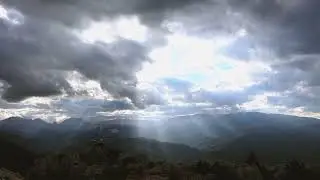 The Ancient City of Termessos and the Reflection of Light on the Clouds
