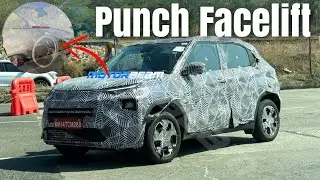 Tata Punch facelift 2026🔥 ventilated seats, 360&deg; camera and more..