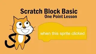 Scratch Block Basic - when this sprite clicked block