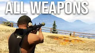 Grand Theft Auto 5 - All Weapons in 3rd Person