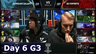 Samsung Galaxy vs G2 eSports | Day 6 Main Group Stage S7 LoL Worlds 2017 | SSG vs G2 G2