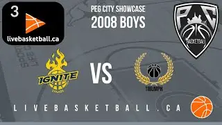 Peg City Showcase 2008 BOYS - Ignite 2008 Boys vs Triumph 2008 Boys