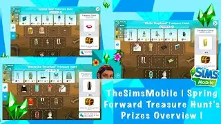 TheSimsMobile | NEW | Treasure Hunt Event Prizes Overview |