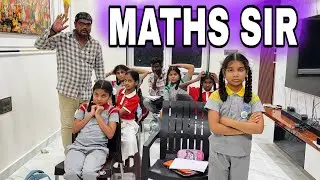 Maths sir class comedy video || rider mallesh new video || funny videos || janavi comedy videos || v