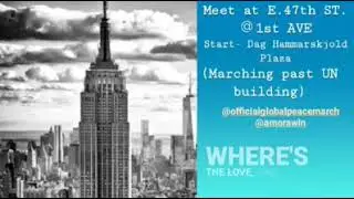 SAVE THE CHILDREN GLOBAL PEACE MARCH NYC 9/1/20