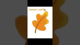 Autumn Leaf. Penup app drawing tutorial
