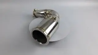 Customized performance exhaust dowhnpipe for Porsche cayenne v6 2.9T