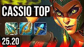 CASSIOPEIA vs MORDEKAISER (TOP) | 8 solo kills, 10/2/5, Dominating | EUNE Master | 25.20