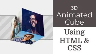 3D CSS Animated Photo Gallery of Fav. Youtubes | Using HTML & CSS | The Developer Guy