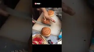 Double Layer Burger 🍔😍 | Tandoori Burger 😋 | street food #shorts #streetfood