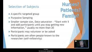 Conducting Qualitative Research in Nursing