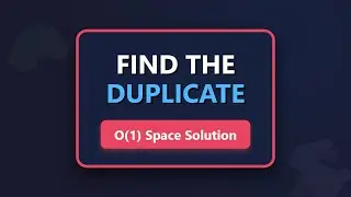 Find Duplicate Number in Array: Constant Space Solution (Floyd's Cycle Detection)