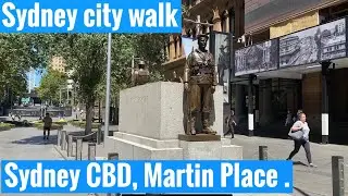 Sydney city walk | walk around Sydney Central Business District| Martin Place|Sydney Australia 🇦🇺